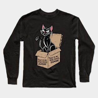 Cat in the box Long Sleeve T-Shirt